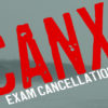 Cancel exam