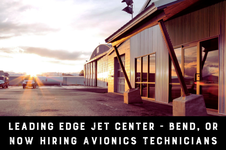Avionics Technician Position Open at Leading Edge Jet Center